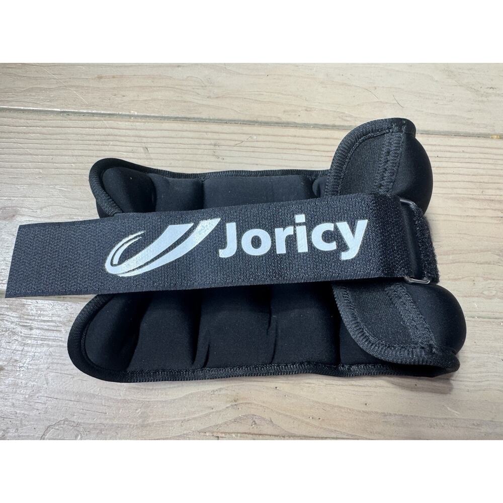 Joricy 2 LB Single Ankle Weight Adjustable Black Weighted Strap ONE ONLY